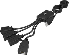 Хаб Ritmix CR-2405 Black CR-2405 Black