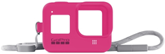 Чехол для экшн-камер GoPro Sleeve + Lanyard для Hero 8 Neon Pink (AJSST-007) Sleeve + Lanyard для Hero 8 Neon Pink (AJSST-007)