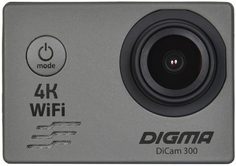 Экшн-камера Digma DiCam 300 Grey DiCam 300 Grey