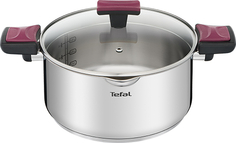 Кастрюля с крышкой Tefal Cook&Clip, 5 л (G7234674) Cook&Clip, 5 л (G7234674)