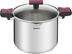 Кастрюля с крышкой Tefal Cook&Clip, 6,1 л (G7237974) Cook&Clip, 6,1 л (G7237974)
