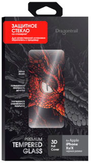 Защитное стекло с рамкой 3D InterStep Dragontrail для iPhone 11/XR, черная рамка (IS-TG-IPHONXR3B-DRGB201) Dragontrail для iPhone 11/XR, черная рамка (IS-TG-IPHONXR3B-DRGB201)