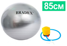 Мяч для фитнеса Bradex SF 0381 "Антивзрыв", 85 см, с насосом SF 0381 "Антивзрыв", 85 см, с насосом