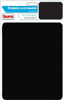 Коврик для мыши Buro BU-Cloth/Black BU-Cloth/Black