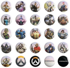 Набор значков Overwatch Buttons, 50 шт (64393) Buttons, 50 шт (64393)