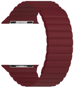 Ремешок LYAMBDA Pollux для Apple Watch 38/40/41mm, кожа Wine Red (DSP-24-40-WR) Pollux для Apple Watch 38/40/41mm, кожа Wine Red (DSP-24-40-WR)