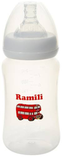 Бутылочка для кормления Ramili Baby, 240 мл, 0+, противоколиковая Baby, 240 мл, 0+, противоколиковая