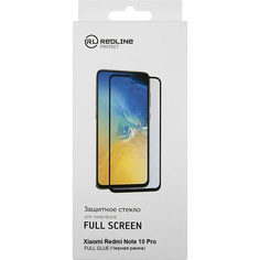 Защитное стекло с рамкой Red Line для Redmi Note 10 Pro, черная рамка (УТ000024056) для Redmi Note 10 Pro, черная рамка (УТ000024056)