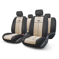 Чехлы для автомобильных сидений AutoProfi TT-902V Black/Light Beige TT-902V Black/Light Beige