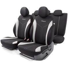 Чехлы для автомобильных сидений AutoProfi Flex FLX-1102 Black/White Flex FLX-1102 Black/White
