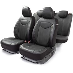 Чехол для автомобильного сиденья AutoProfi Signature SGN-1505GF BK/BK, кожа Signature SGN-1505GF BK/BK, кожа
