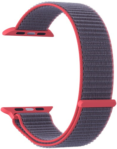 Ремешок LYAMBDA Vega для Apple Watch 38/40/41mm, нейлон Gray/Pink (DS-GN-02-40-3) Vega для Apple Watch 38/40/41mm, нейлон Gray/Pink (DS-GN-02-40-3)