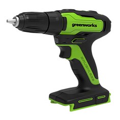 Аккумуляторная дрель-шуруповерт Greenworks GD24DD35K2, 24V, c 1хАКБ 2 Ач и ЗУ, в кейсе GD24DD35K2, 24V, c 1хАКБ 2 Ач и ЗУ, в кейсе