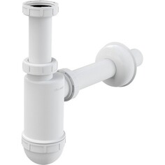 Сифон AlcaPlast для умывальника DN32, c накидной гайкой 5/4" (A430) для умывальника DN32, c накидной гайкой 5/4" (A430)