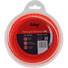 Леска для триммера Fubag FQ сечение витой квадрат L 40 м, 2,4 мм (38746) FQ сечение витой квадрат L 40 м, 2,4 мм (38746)