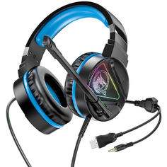 Игровые наушники Hoco W104 Touring Light Blue (УТ000025463) W104 Touring Light Blue (УТ000025463)