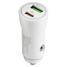 Автомобильное зарядное устройство Red Line Tech USB QС 3.0 18W + USB Type-C PD 18W PDA-1 White (УТ000027491) Tech USB QС 3.0 18W + USB Type-C PD 18W PDA-1 White (УТ000027491)