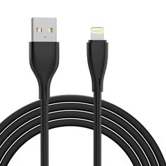 Кабель Carmega Lightning PVC, 1 м, черный (CAR-C-AL-PVC-1M-BK) Lightning PVC, 1 м, черный (CAR-C-AL-PVC-1M-BK)