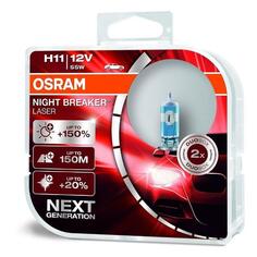 Лампы автомобильные Osram галогенные, H11, PGJ19-2, 12V, 55W, 2 шт (64211NL-HCB) галогенные, H11, PGJ19-2, 12V, 55W, 2 шт (64211NL-HCB)