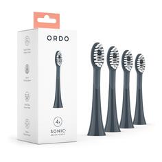 Насадки для зубной щетки ORDO Sonic+ Charcoal Grey, 4 шт Sonic+ Charcoal Grey, 4 шт