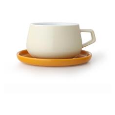 Чайная чашка с блюдцем Viva Scandinavia Ella, 250 мл, бежевая (V79741) Ella, 250 мл, бежевая (V79741)