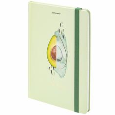 Блокнот Brauberg Avocado, А5, 96 листов, клетка, твердая обложка с фольгой (113733) Avocado, А5, 96 листов, клетка, твердая обложка с фольгой (113733)