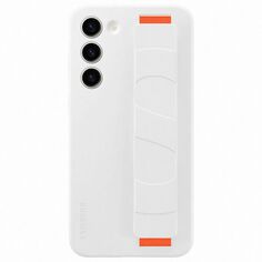Чехол Samsung Silicone Grip Case для Galaxy S23+ White (EF-GS916TWEGRU) Silicone Grip Case для Galaxy S23+ White (EF-GS916TWEGRU)