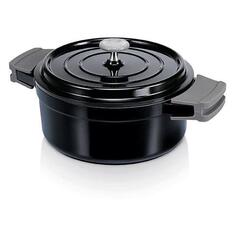 Кастрюля с крышкой Beka CookOn, 2,4 л, 20 см, черная (13391204) CookOn, 2,4 л, 20 см, черная (13391204)
