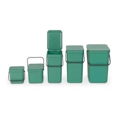 Ведро для мусора Brabantia Sort&Go, 3 л, зеленое (129865) Sort&Go, 3 л, зеленое (129865)