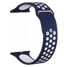Ремешок BandRate Smart для Apple Watch 38/40 мм, синий/белый (RAPBRS004DBLW-38-40MM) для Apple Watch 38/40 мм, синий/белый (RAPBRS004DBLW-38-40MM)
