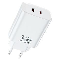 Сетевое зарядное устройство TFN 2хUSB Type-С, 35W White (TFN-WCRPD30) 2хUSB Type-С, 35W White (TFN-WCRPD30)