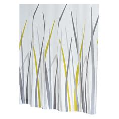 Штора для ванной комнаты RIDDER Gras, 180х200 см, серая/серебристая (42385) Gras, 180х200 см, серая/серебристая (42385)