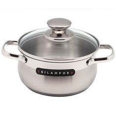 Кастрюля с крышкой SILAMPOS "Роял", 1,1 л (633123VY1014) "Роял", 1,1 л (633123VY1014)