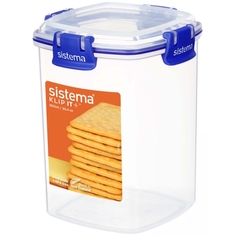 Контейнер для печенья Sistema Klip It+, 900 мл Blue (881332) Klip It+, 900 мл Blue (881332)