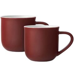 Набор чайных кружек Viva Scandinavia Minima, 350 мл, 2 шт, бордовый (V81240) Minima, 350 мл, 2 шт, бордовый (V81240)