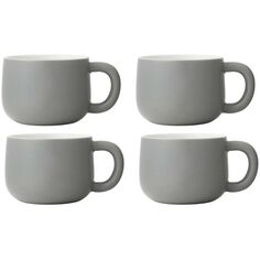 Набор чайных кружек Viva Scandinavia Isabella, 250 мл, 4 шт, серый (V82848) Isabella, 250 мл, 4 шт, серый (V82848)
