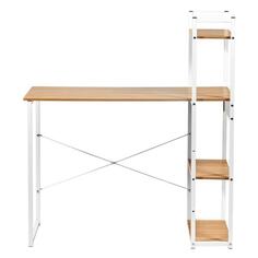 Письменный стол Bradex Frame, с полками, 100x45x110 см, светлое дерево/белый (FR 0691) Frame, с полками, 100x45x110 см, светлое дерево/белый (FR 0691)