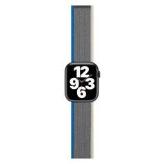 Ремешок Red Line для Apple Watch S3-S8/SE/Ultra, нейлон, 42/44/45/49mm Blue/Grey (УТ000033398) для Apple Watch S3-S8/SE/Ultra, нейлон, 42/44/45/49mm Blue/Grey (УТ000033398)