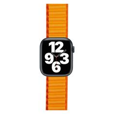 Ремешок Red Line для Apple Watch S3-S8/SE/Ultra, волнистый, нейлон, 42/44/45/49mm Orange (УТ000033392) для Apple Watch S3-S8/SE/Ultra, волнистый, нейлон, 42/44/45/49mm Orange (УТ000033392)