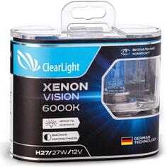 Лампа автомобильная галогенная Clearlight H27 XenonVision, 2 шт (MLH27XV) H27 XenonVision, 2 шт (MLH27XV)