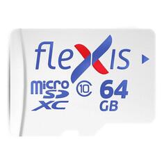 Карта памяти FLEXIS microSDXC UHS-I Class 10 U1, без адаптера 64GB (FMSD064GU1) microSDXC UHS-I Class 10 U1, без адаптера 64GB (FMSD064GU1)