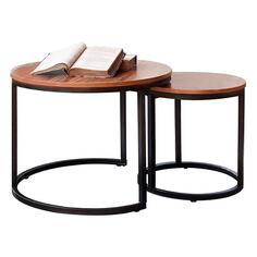 Комплект журнальных столиков ZDK Homium Duet, темное дерево, 2 шт (371MH-21-6) Homium Duet, темное дерево, 2 шт (371MH-21-6)