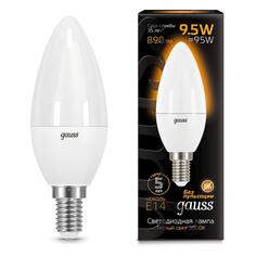 Светодиодные лампы Gauss "Свеча" 9.5W 890lm 3000К E14, 10 шт (103101110) "Свеча" 9.5W 890lm 3000К E14, 10 шт (103101110)