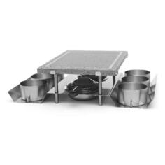 Гриль SILAMPOS с каменной плитой, 41х27 см (631002006300) с каменной плитой, 41х27 см (631002006300)