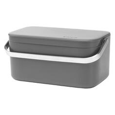 Контейнер для пищевых отходов Brabantia SinkSide, 1,8 л, темно-серый (117541) SinkSide, 1,8 л, темно-серый (117541)