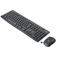 Комплект клавиатура+мышь Logitech Wireless MK295 Silent Combo Graphite Wireless MK295 Silent Combo Graphite