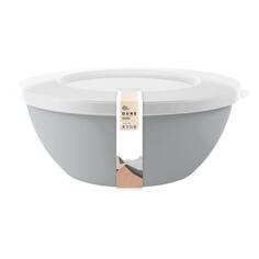 Набор мисок Plast Team Dune с крышками 3 шт (3л, 2л, 1л) серый шторм Dune с крышками 3 шт (3л, 2л, 1л) серый шторм