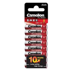 Батарейки Camelion Plus Alkaline LR03 (AAA), 1,5В, 8 шт (LR03-SP8) Plus Alkaline LR03 (AAA), 1,5В, 8 шт (LR03-SP8)