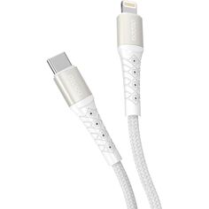 Кабель Deppa USB-C/Lightning, 1 м, белый (72517) USB-C/Lightning, 1 м, белый (72517)