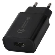 Сетевое зарядное устройство Red Line Tech NQC1-3A, USB QC 3.0, черное (УТ000015768) Tech NQC1-3A, USB QC 3.0, черное (УТ000015768)